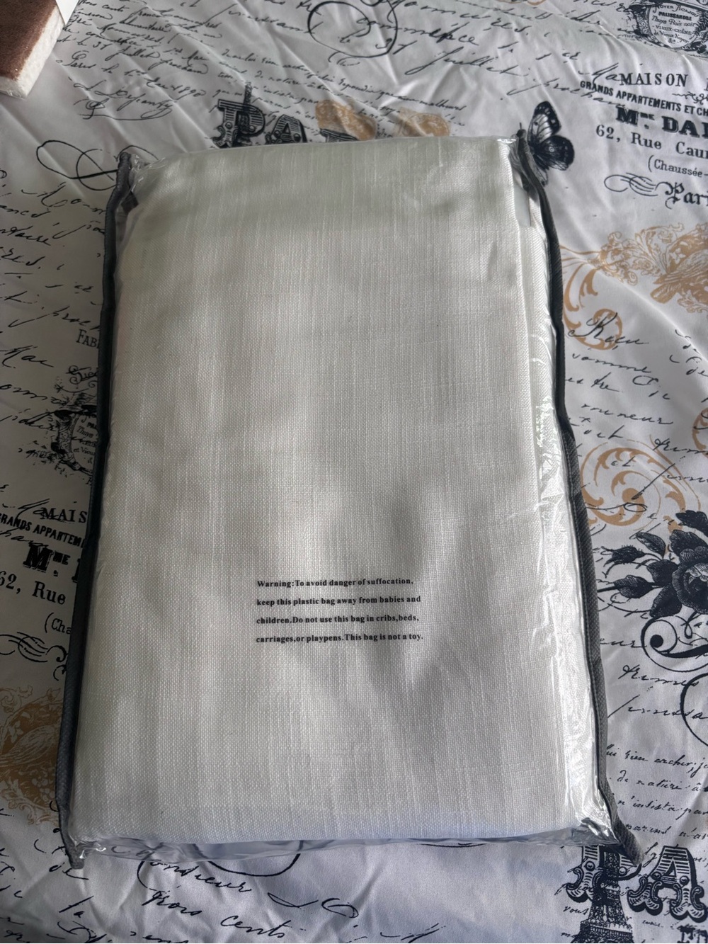 Curtain Panels Back Tab Light-Filtering Curtain - White 84 Inches Long - Picture 2 of 5